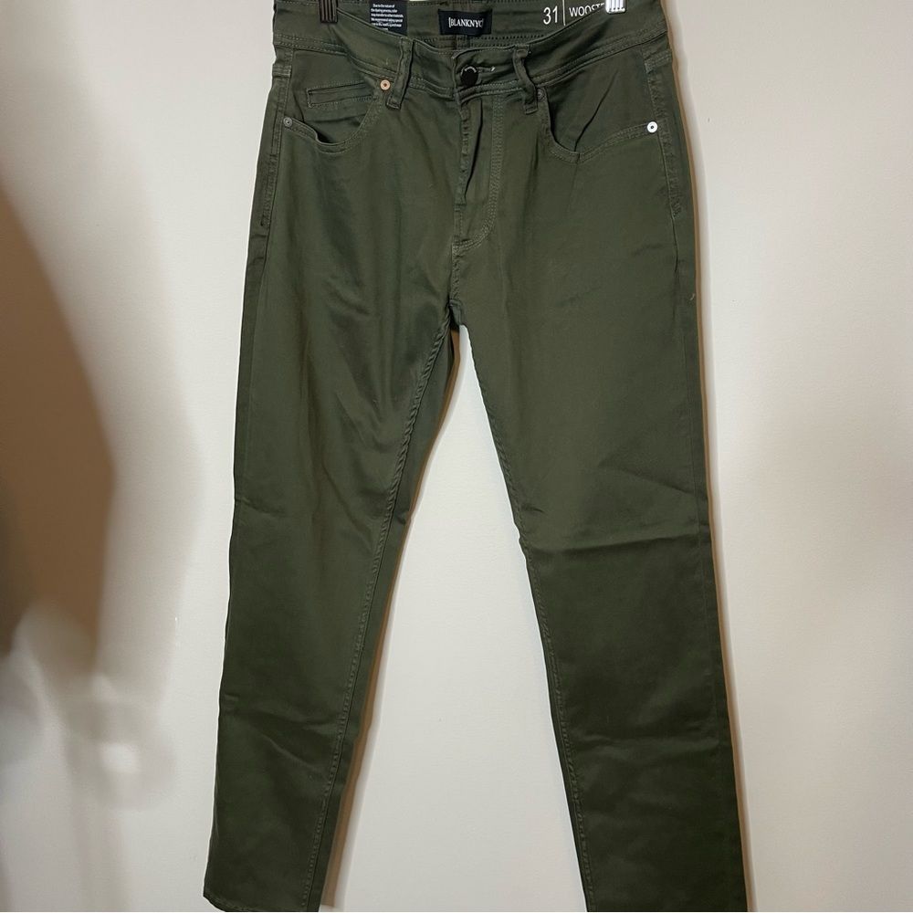Blank NYC NEW THE WOOSTER MEN’s pants in green - Picture 4 of 10